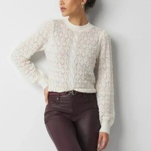 WHBM Pointell Sweater
